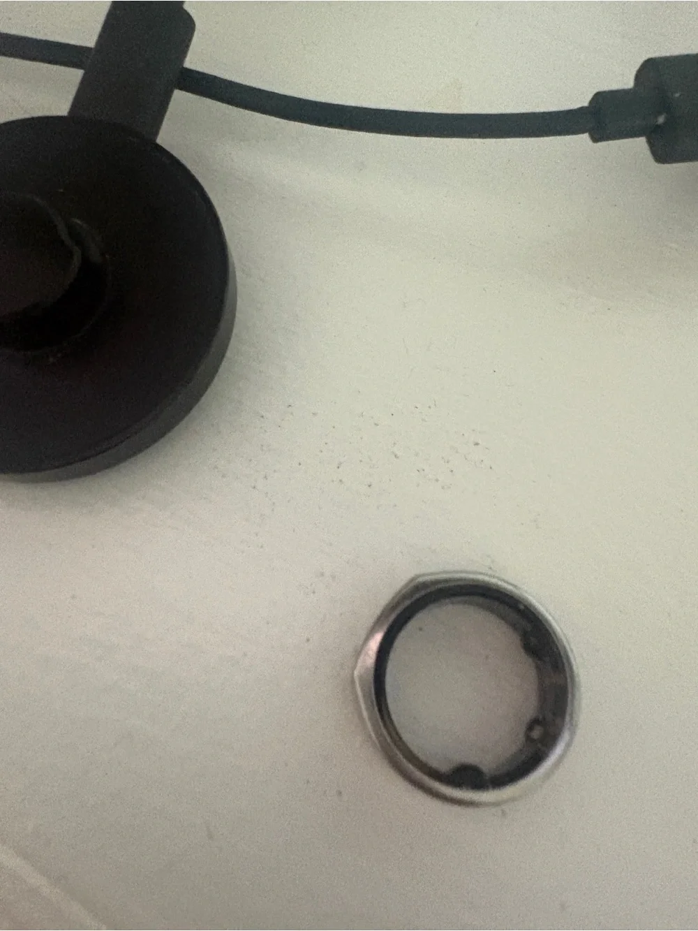 Oura Ring Gen 3 Heritage – Silver Finish - Size 8